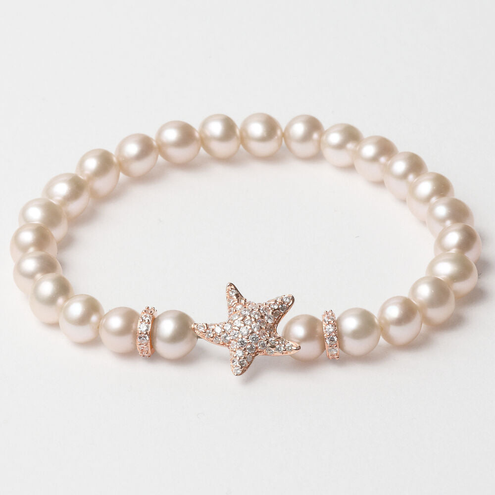 Diaytar Côte d'Ivoire Bracelet Femme Lancaster JLA-BR-STAR-2-WH Argent Massif Blanc 16 mm Rose 
