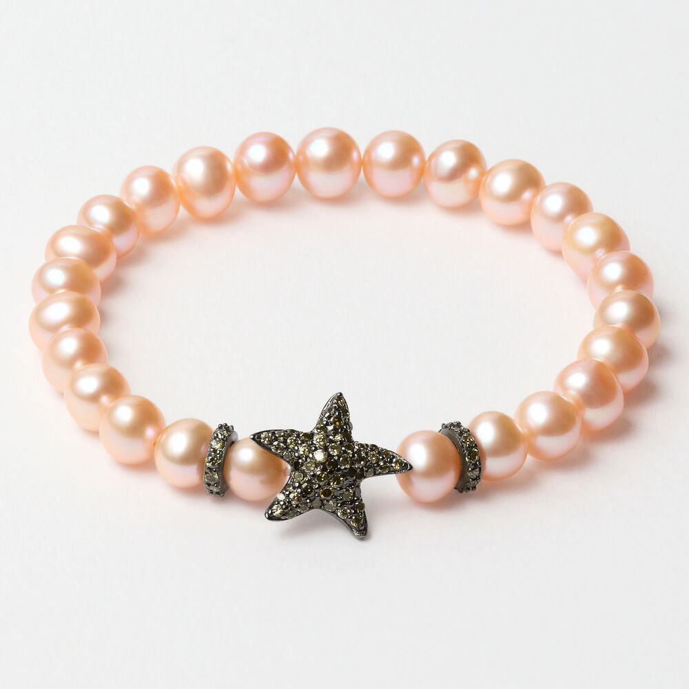 Diaytar Côte d'Ivoire Bracelet Femme Lancaster JLA-BR-STAR-3-PE Orange Vert Argent Massif 16 mm 