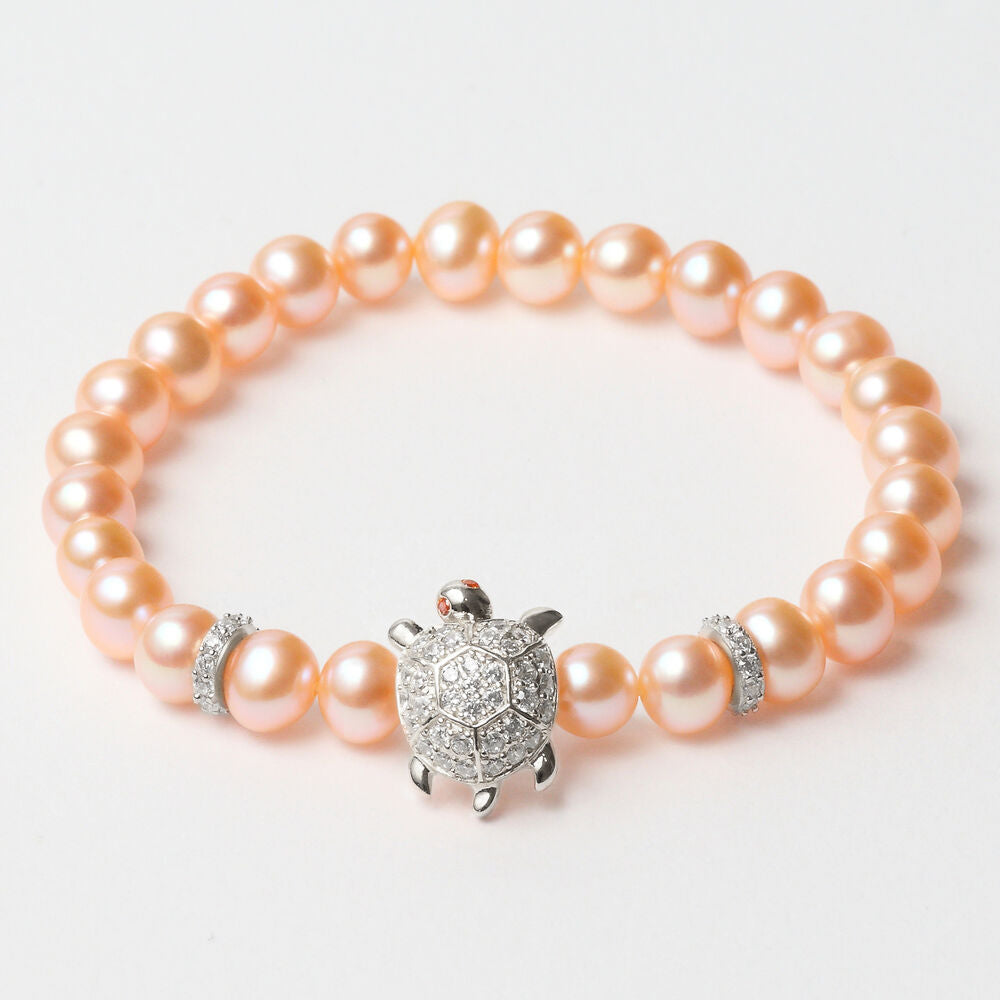Diaytar Côte d'Ivoire Bracelet Femme Lancaster JLA-BR-TURTLE-1-PE Argent Orange Argent Massif 16 mm 
