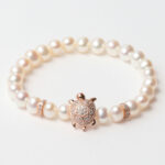 Diaytar Côte d'Ivoire Bracelet Femme Lancaster JLA-BR-TURTLE-2-WH Argent Massif Blanc 16 mm Rose 