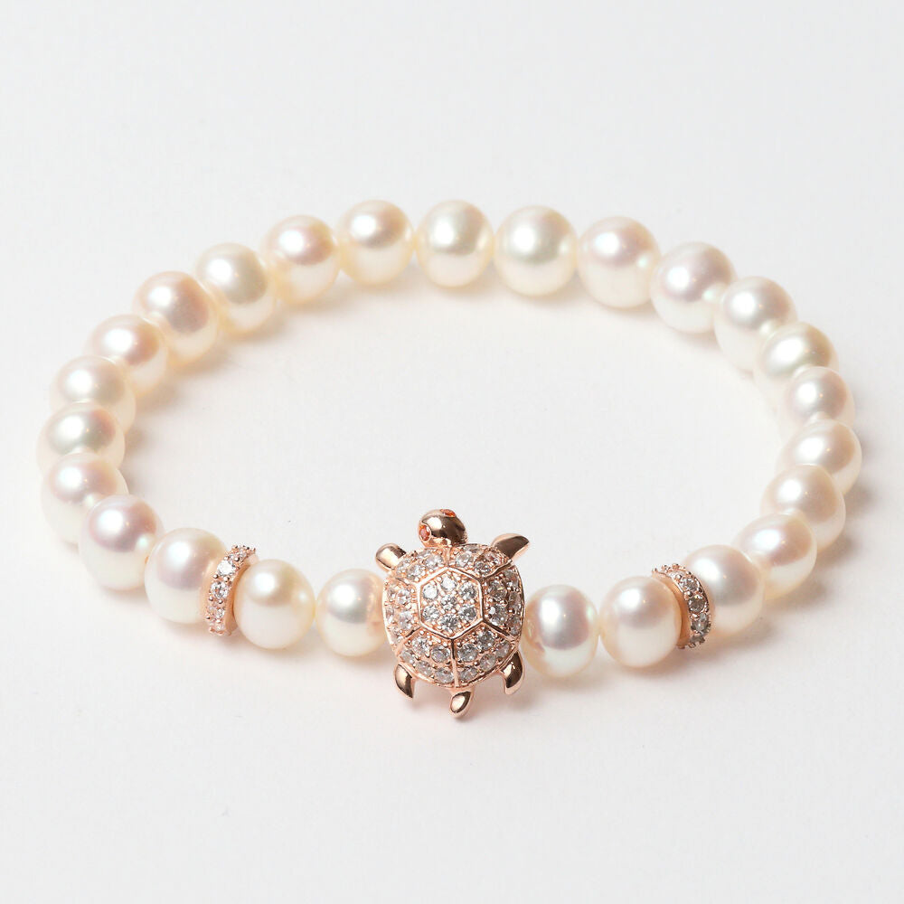 Diaytar Côte d'Ivoire Bracelet Femme Lancaster JLA-BR-TURTLE-2-WH Argent Massif Blanc 16 mm Rose 