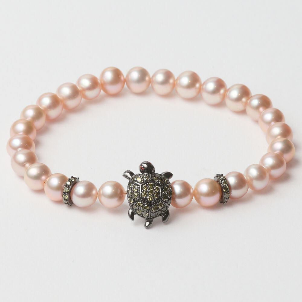 Diaytar Côte d'Ivoire Bracelet Femme Lancaster JLA-BR-TURTLE-3-PU Rose Vert Argent Massif 16 mm 
