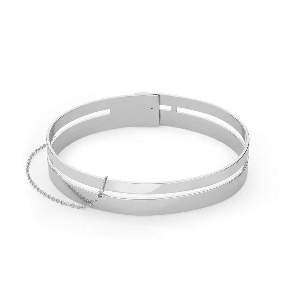 Diaytar Côte d'Ivoire Bracelet Femme Rosefield JPABG-J043 Acier Inoxydable Gris 6 cm 