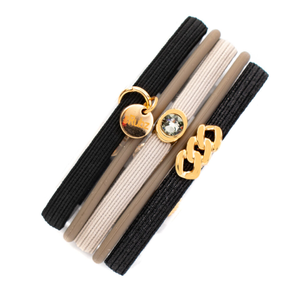Diaytar Côte d'Ivoire Bracelet Femme TheRubz 08-100-291 Acier Noir (18 cm) 
