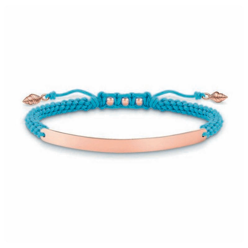 Diaytar Côte d'Ivoire Bracelet Femme Thomas Sabo LBA0062-597-1 Bleu Or Rose Argent 