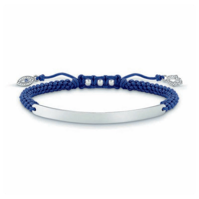 Diaytar Côte d'Ivoire Bracelet Femme Thomas Sabo LBA0066-897-1 Bleu Argent 