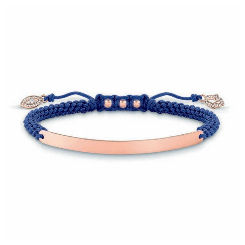 Diaytar Côte d'Ivoire Bracelet Femme Thomas Sabo LBA0068-898-1 Bleu Or Rose Argent 