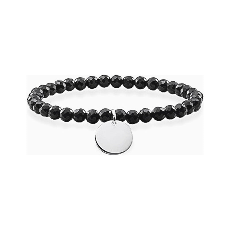 Diaytar Côte d'Ivoire Bracelet Femme Thomas Sabo LBA0113-840-11-L14,5 Noir Argent Sterling 925 