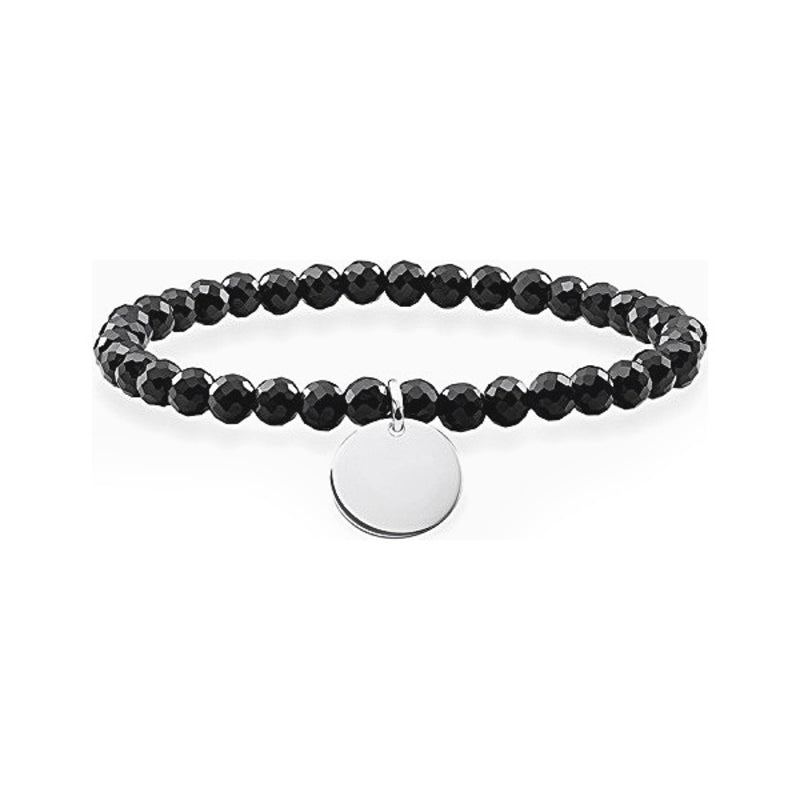 Diaytar Côte d'Ivoire Bracelet Femme Thomas Sabo LBA0113-840-11-L17,5 Noir Argent Sterling 925 