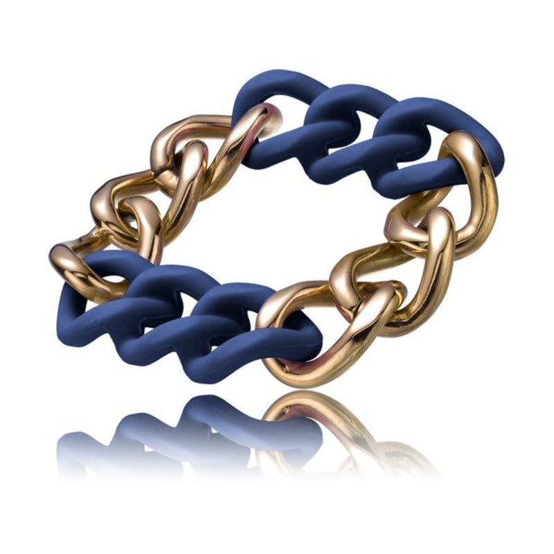 Diaytar Côte d'Ivoire Bracelet Femme Time Force TS5148BB Acier Bleu Doré 