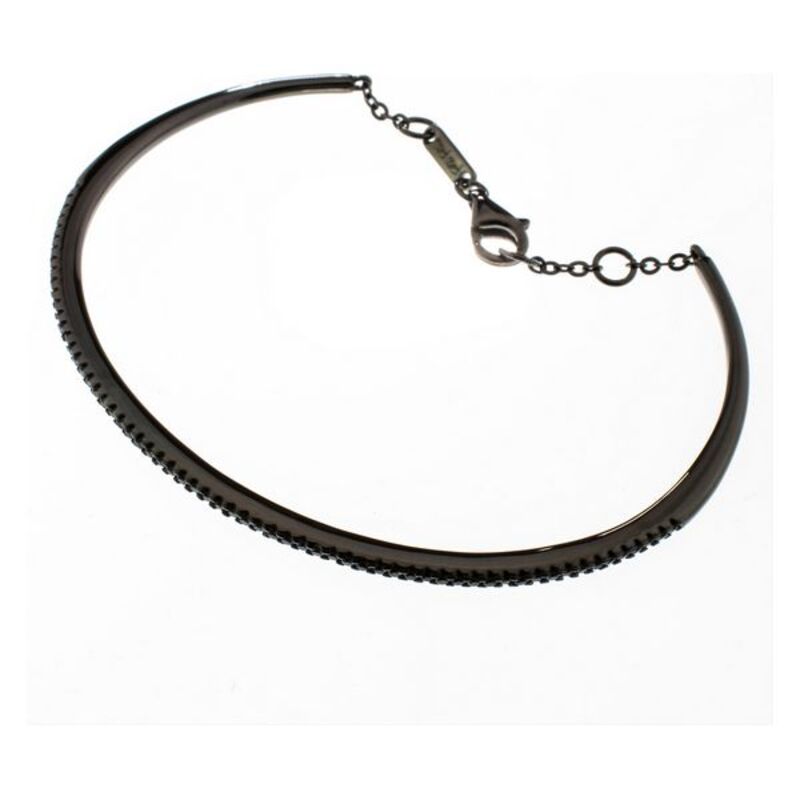 Diaytar Côte d'Ivoire Bracelet Folli Follie 3B15S135KK Noir Argent massif (5,5 cm) 