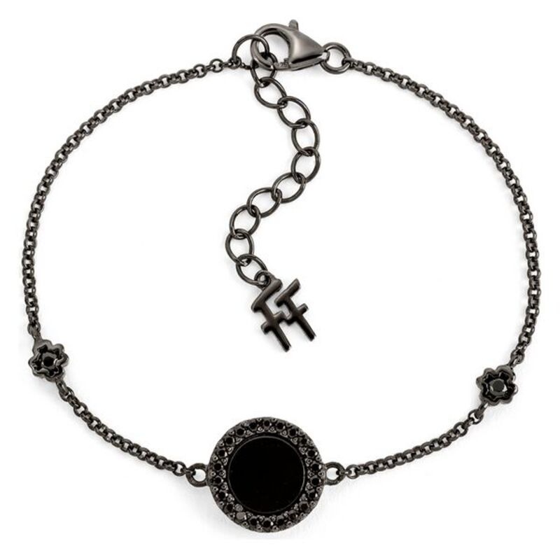 Diaytar Côte d'Ivoire Bracelet Folli Follie 3B18S038KKK Noir Argent massif (23 cm) 