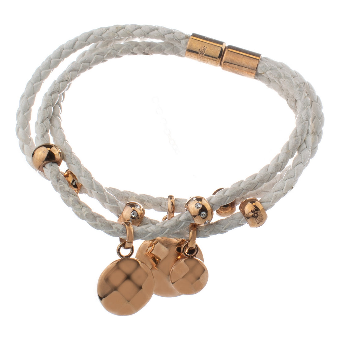 Diaytar Côte d'Ivoire Bracelet Folli Follie 3B1T002RCWDF Acier Inoxydable Blanc (7 cm) 