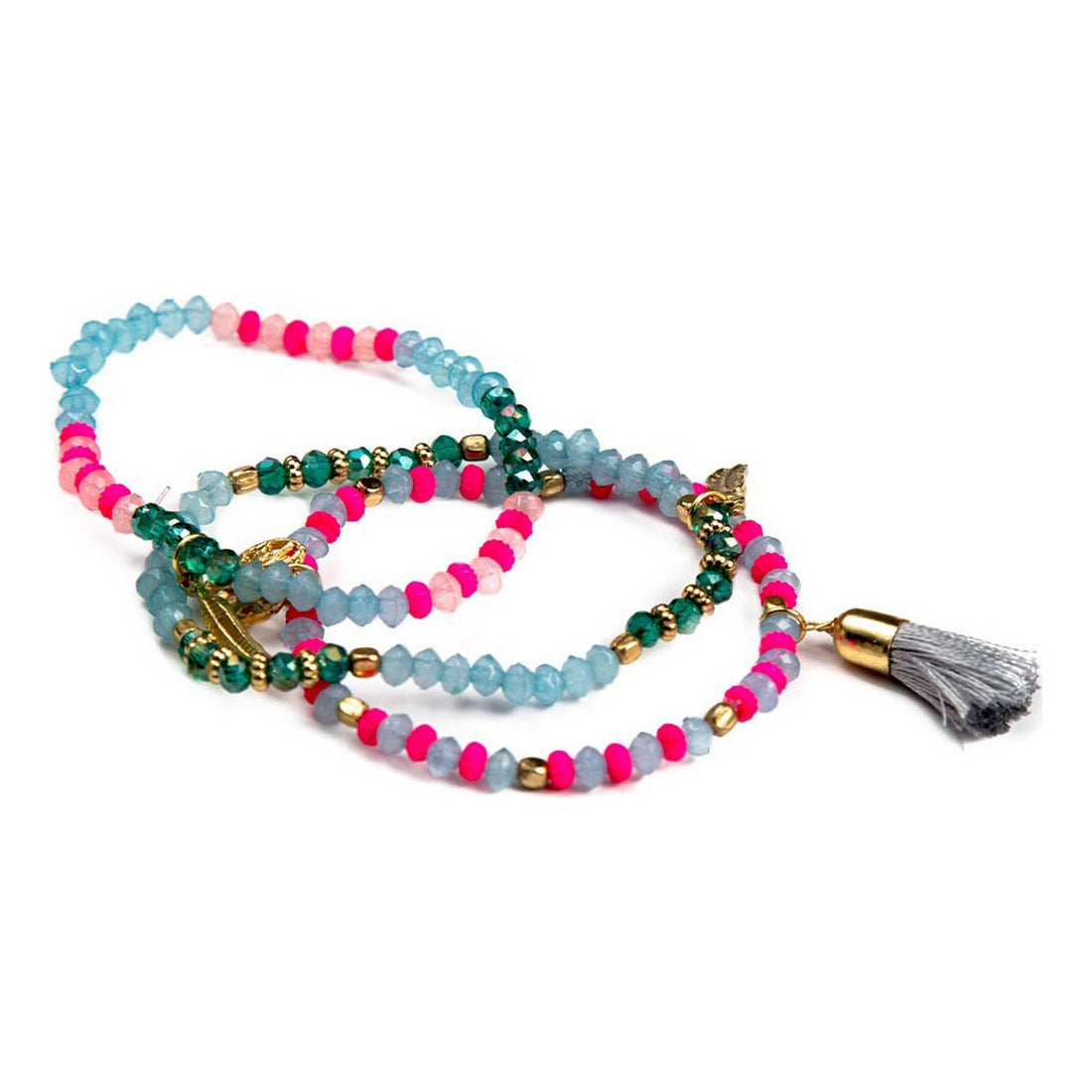 Diaytar Côte d'Ivoire Bracelet Inca Pompons (3 pcs) 
