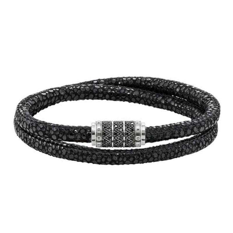 Diaytar Côte d'Ivoire Bracelet Unisexe Thomas Sabo UB0004-837-11 Noir Argent 