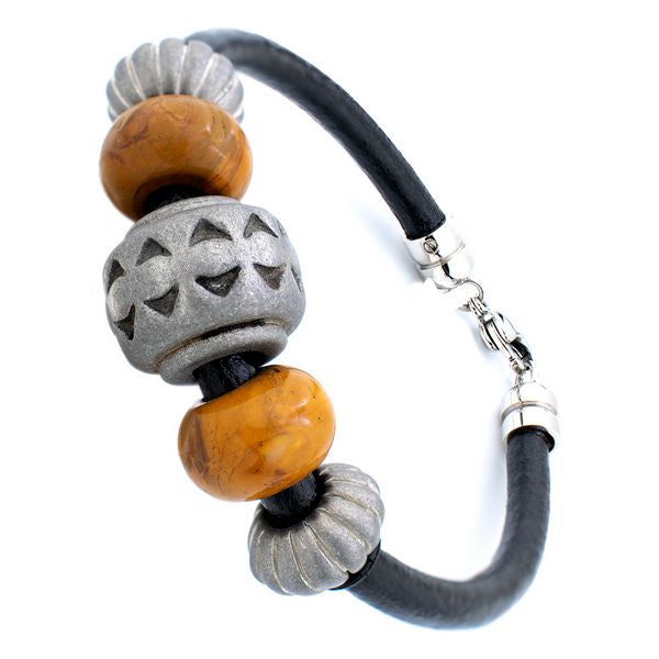 Diaytar Côte d'Ivoire Bracelet Unisexe Viceroy 5059P01011 Gris Marron (19 cm) 