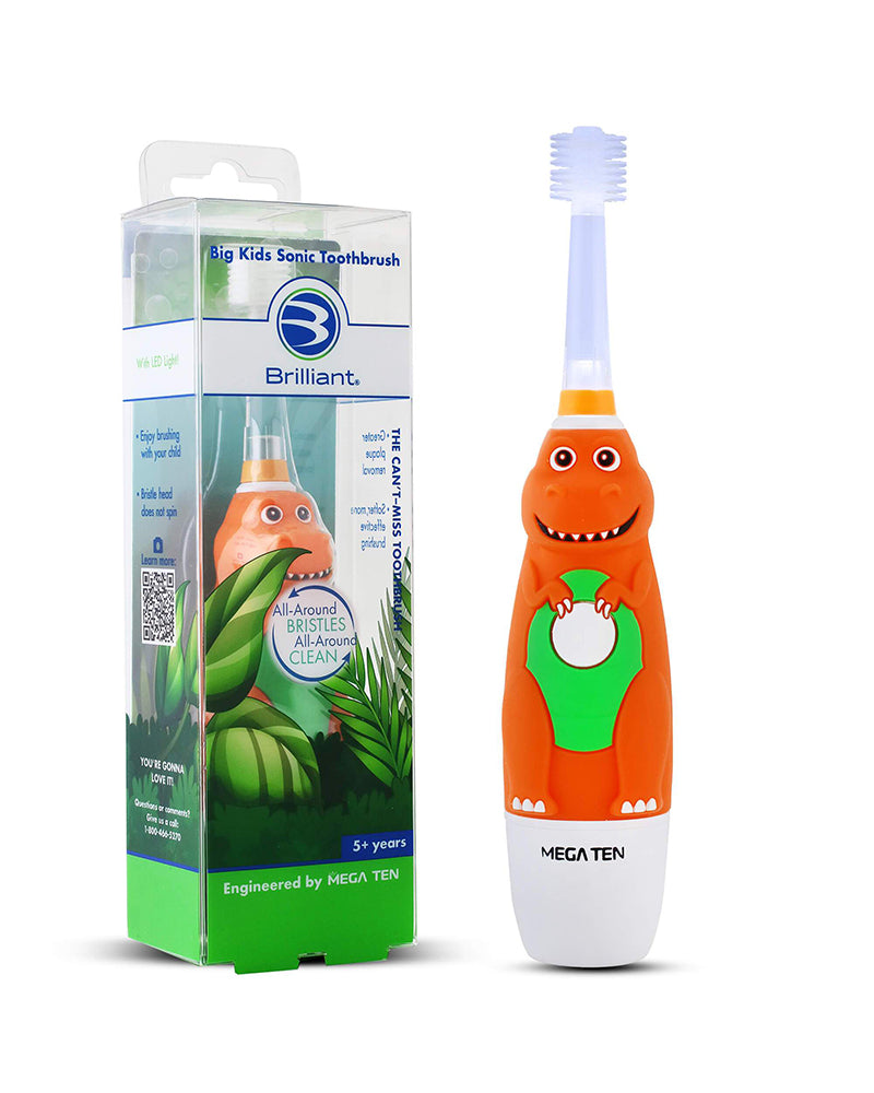 Diaytar Côte d'Ivoire brilliant kids brosse à dents sonic 5ans + dinosaure - default title brilliant,brosse-a-dents,fille,garcon,hygiene,hygiene-et-soin-bebe,puericulture