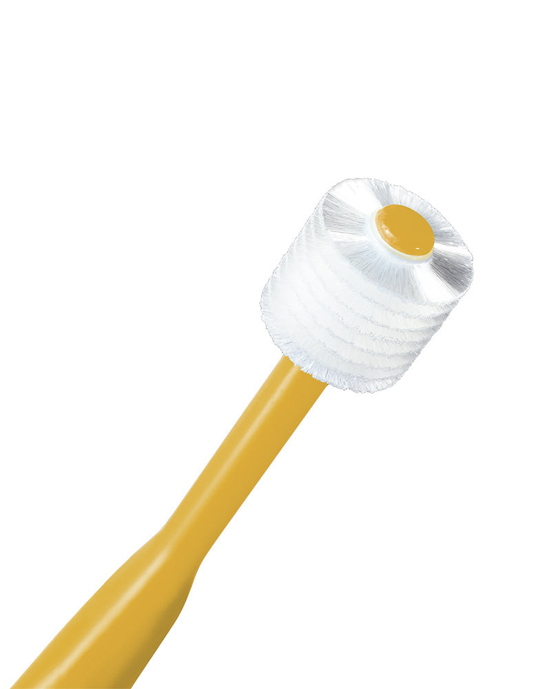 Diaytar Côte d'Ivoire brosse à dents brilliant jaune 4-24mois - default title brilliant,brosse-a-dents,fille,garcon,hygiene,hygiene-et-soin-bebe,puericulture