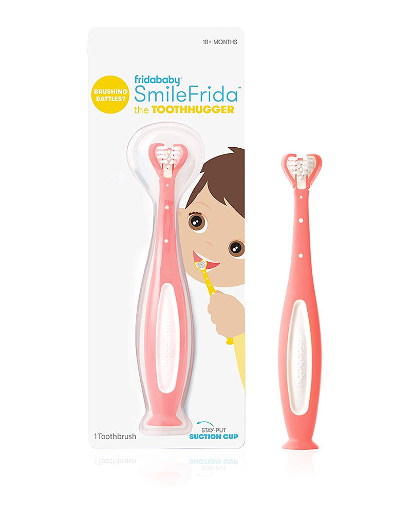 Diaytar Côte d'Ivoire brosse à dents fridababy à triple angle rose - 18m+ - default title brosse-a-dents,fille,fridababy,hygiene,hygiene-et-soin-bebe,puericulture
