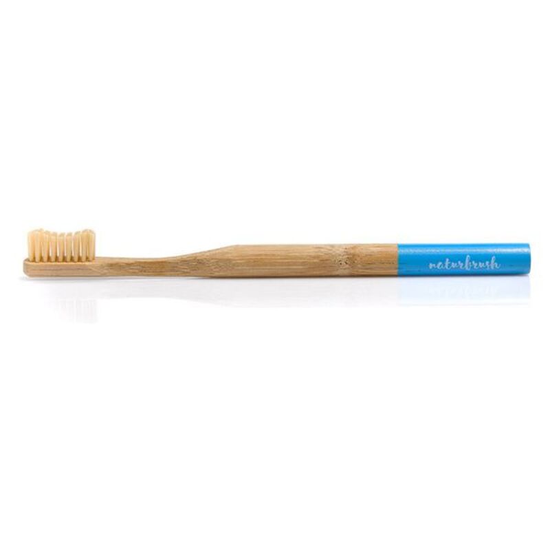 Diaytar Côte d'Ivoire Brosse à Dents Naturbrush Bambou Biodégradable Bleu (1 Pièce) 