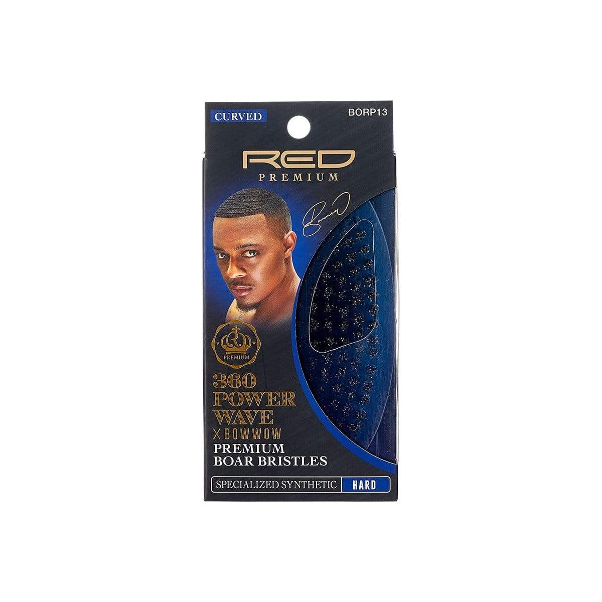 Diaytar Côte d'Ivoire Brosse de paume SYNTHÉTIQUE Power Wave Premium 360 Rouge - Dur #BORP13 ACCESSORIES,BRAND
