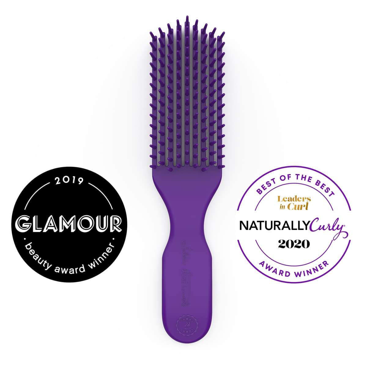 Diaytar Côte d'Ivoire Brush With The Best - Brosse démêlante Felicia Leatherwood - Violet Blue Iris ACCESSORIES,BRAND