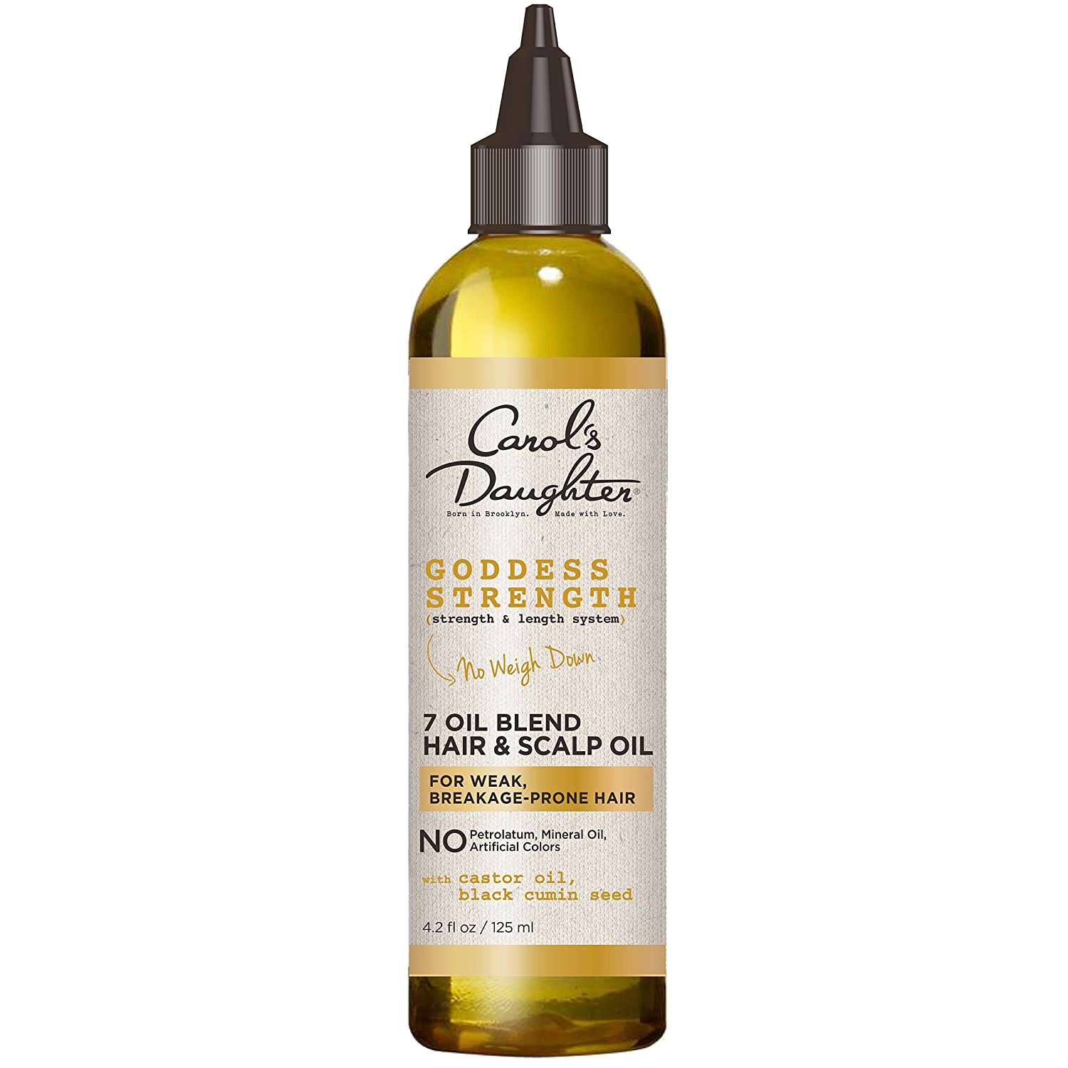 Diaytar Côte d'Ivoire Carol's Daughter GODDESS STRENGTH 7 OIL BLEND HUILE POUR LE CUIR CHEVELU ET LES CHEVEUX AVEC HUILE DE RICIN 4 oz BRAND,HAIR