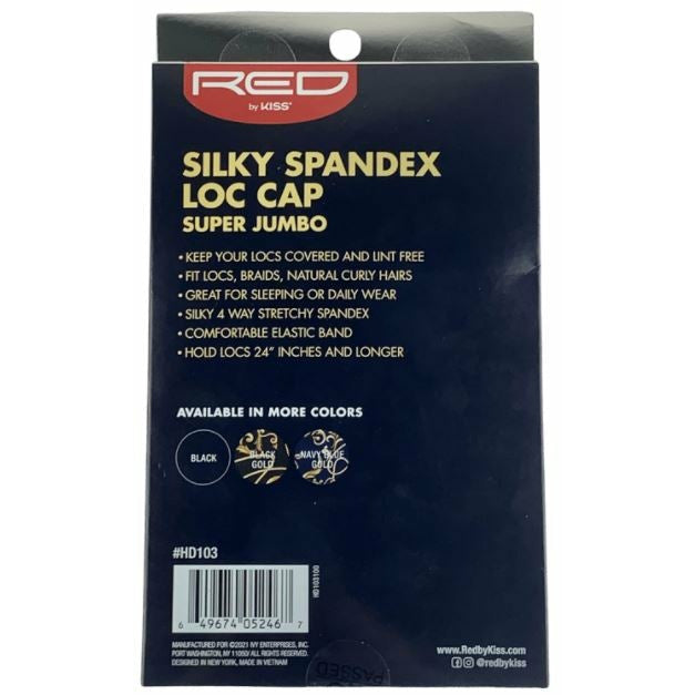 Diaytar Côte d'Ivoire Casquette Red by Kiss Super Jumbo Silky Spandex Loc - HD103 Noir Beauty
