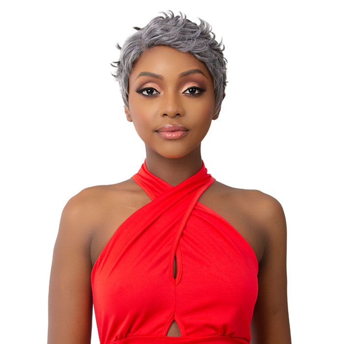 Diaytar Côte d'Ivoire C'est une perruque ! Perruque synthétique 5G HD avec partie en dentelle - Rave Wigs