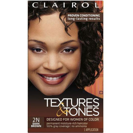Diaytar Côte d'Ivoire Clairol Professional Textures & Tones Kit – 2N Dark Brown Hair Care