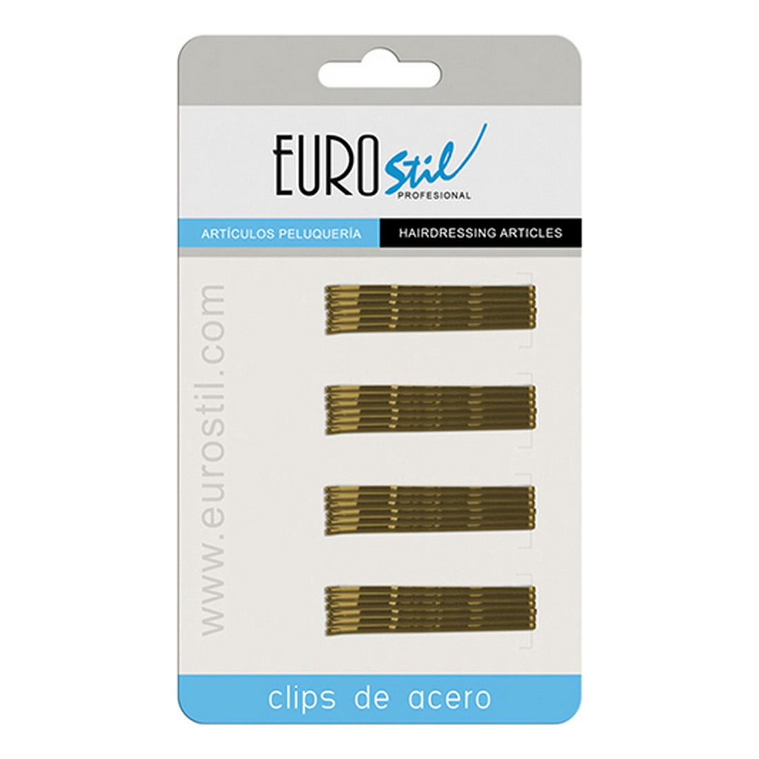 Diaytar Côte d'Ivoire Clips Eurostil 50 mm Bronze Ondulator (24 pcs) 