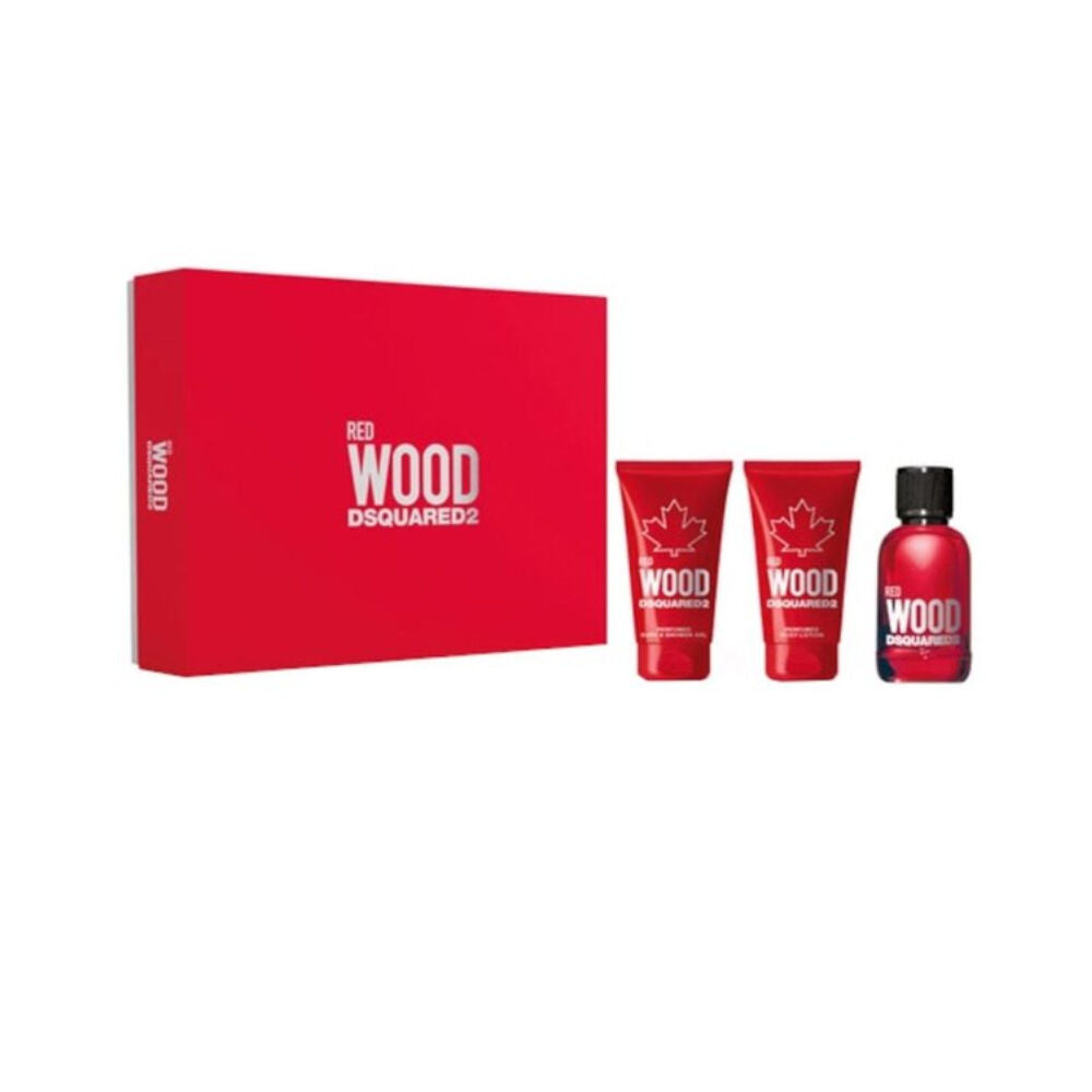 Diaytar Côte d'Ivoire Coffret de Parfum Femme Dsquared2 Red Wood (3 pièces) 
