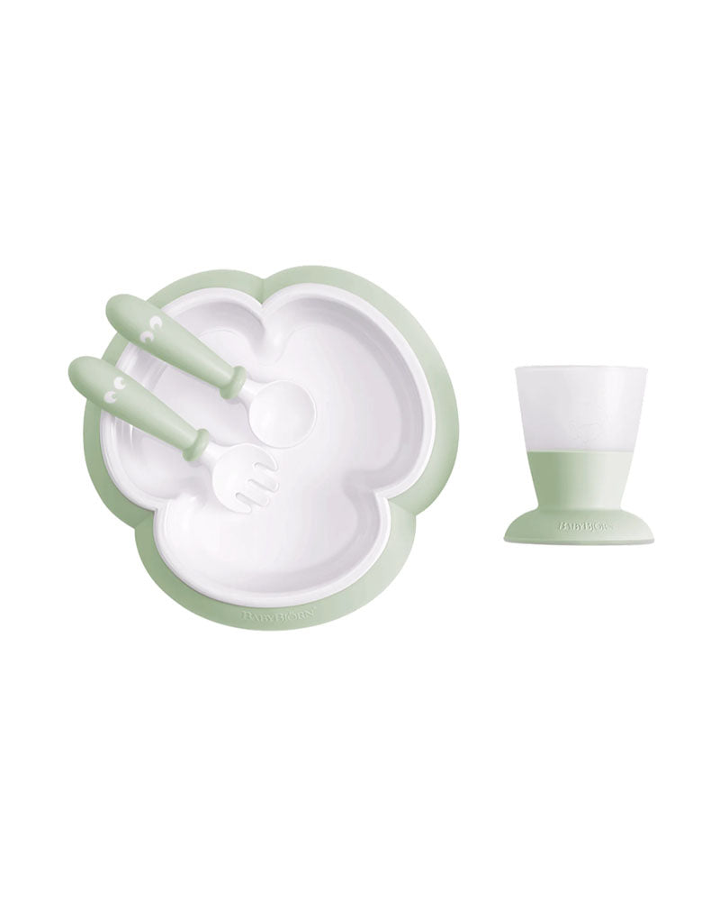 Diaytar Côte d'Ivoire coffret repas babybjörn - vert pastel - default title alimentation,babybjorn,fille,garcon,on-the-go,packs-repas,puericulture,Repas