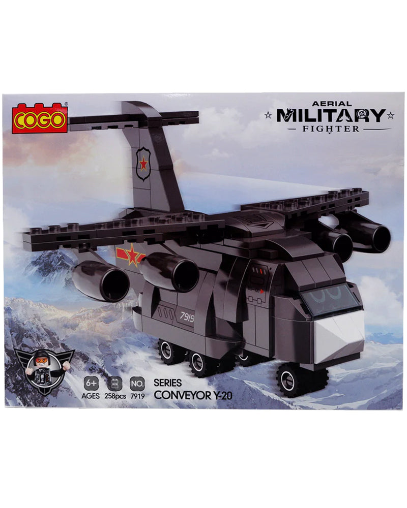 Diaytar Côte d'Ivoire cogo ensemble de blocs de construction d'avions militaire 6a+ - default title 
