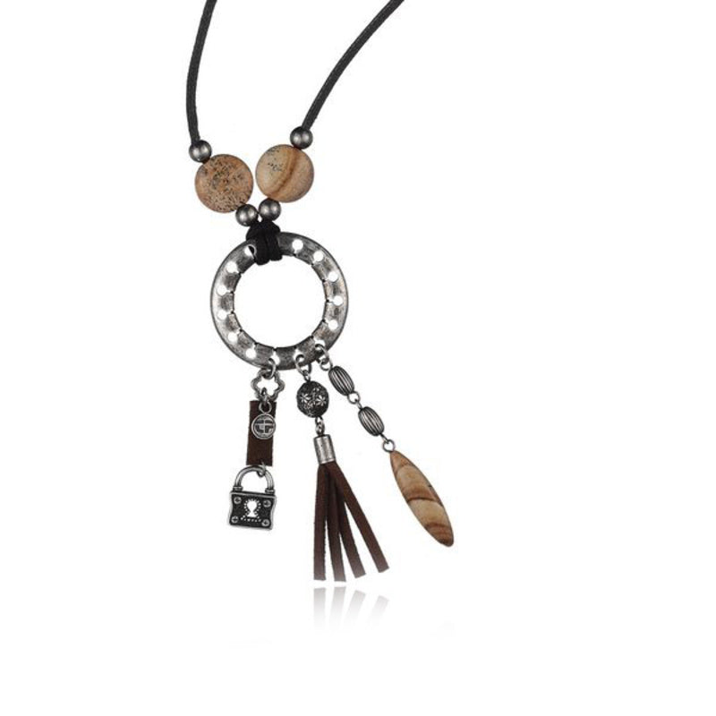 Diaytar Côte d'Ivoire Collier Femme Time Force TJ1032C01 (45 cm) 