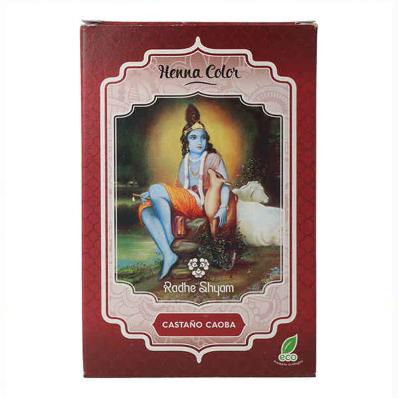 Diaytar Côte d'Ivoire Colorant Semi-permanent Henné Radhe Shyam Marron Acajou (100 g) 