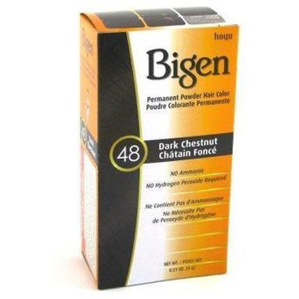 Diaytar Côte d'Ivoire Coloration permanente des cheveux en poudre Bigen - Châtain foncé #48 0,21 OZ Hair Care