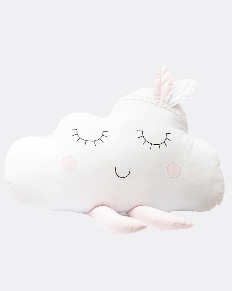 Diaytar Côte d'Ivoire coussin nuage avec pattes cocon & papillon - default title chambre-sommeil,cocon-papillon,coussins-déco,deco,fille,puericulture