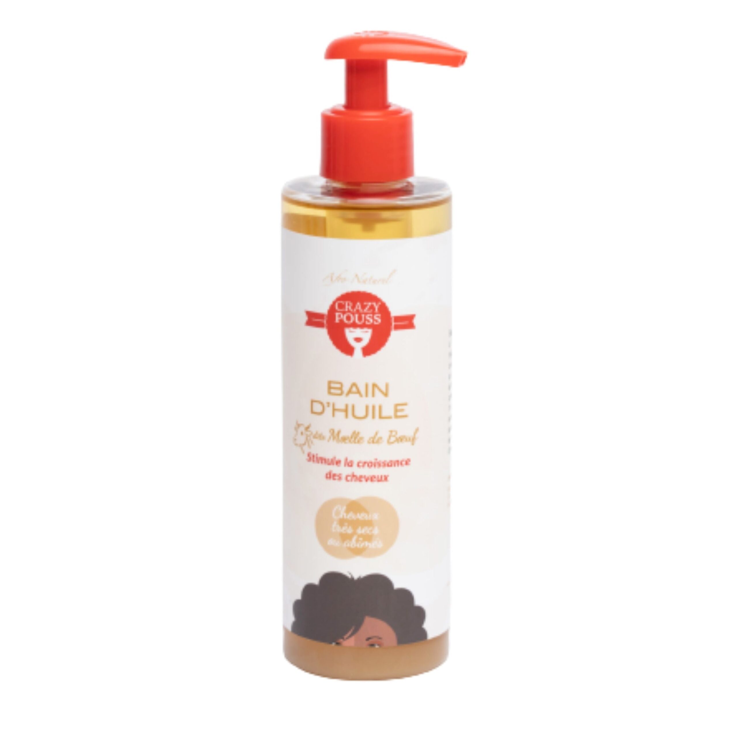 Diaytar Côte d'Ivoire Crazy Pouss Bain d’huile dite Moelle de Boeuf 250 ml 