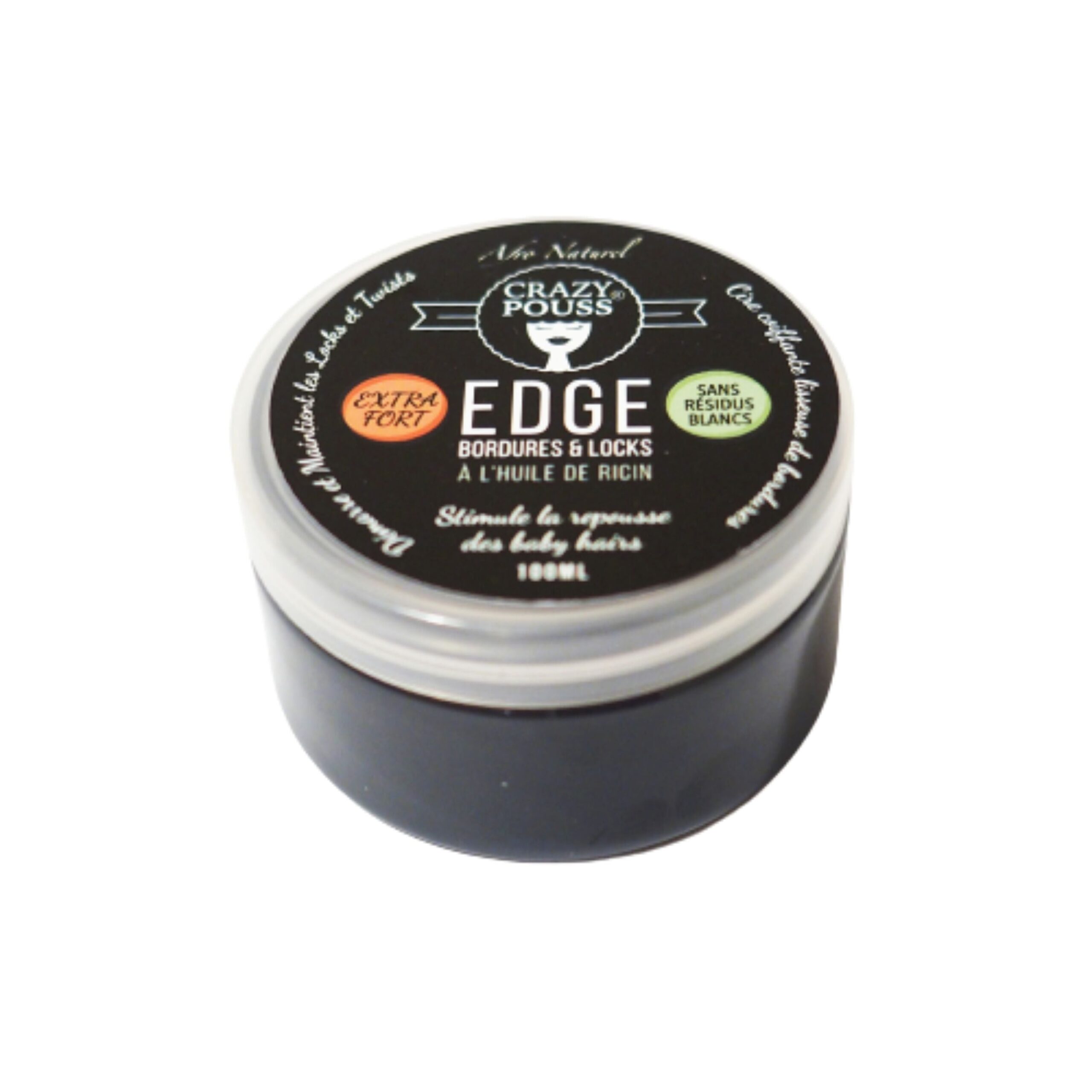 Diaytar Côte d'Ivoire Crazy Pouss Gel Edge Extra Fort À l’huile de ricin 100 ml 