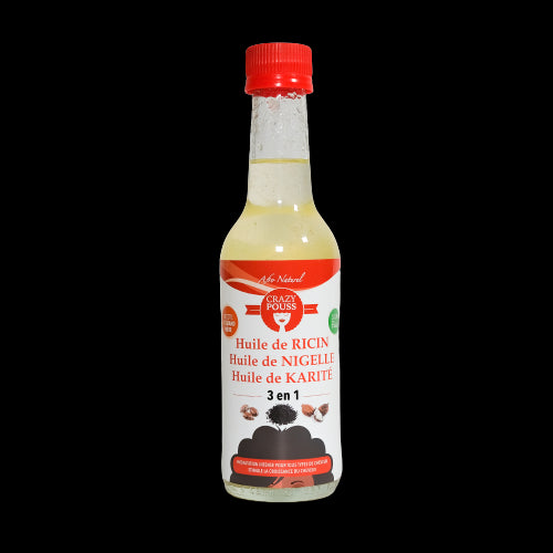 Diaytar Côte d'Ivoire Crazy Pouss Huile de Ricin, Nigelle, Karité 250ml 