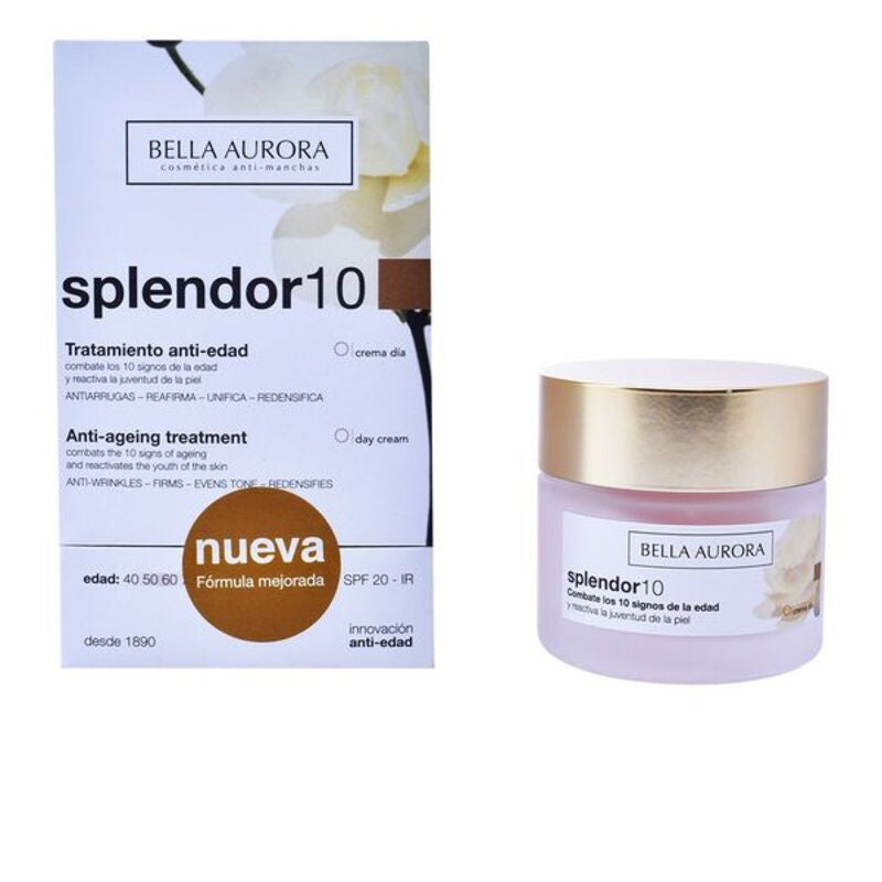 Diaytar Côte d'Ivoire Crème Anti-âge Splendeur 10 Bella Aurora 2526114 Spf 20 (50 ml) (50 ml) 