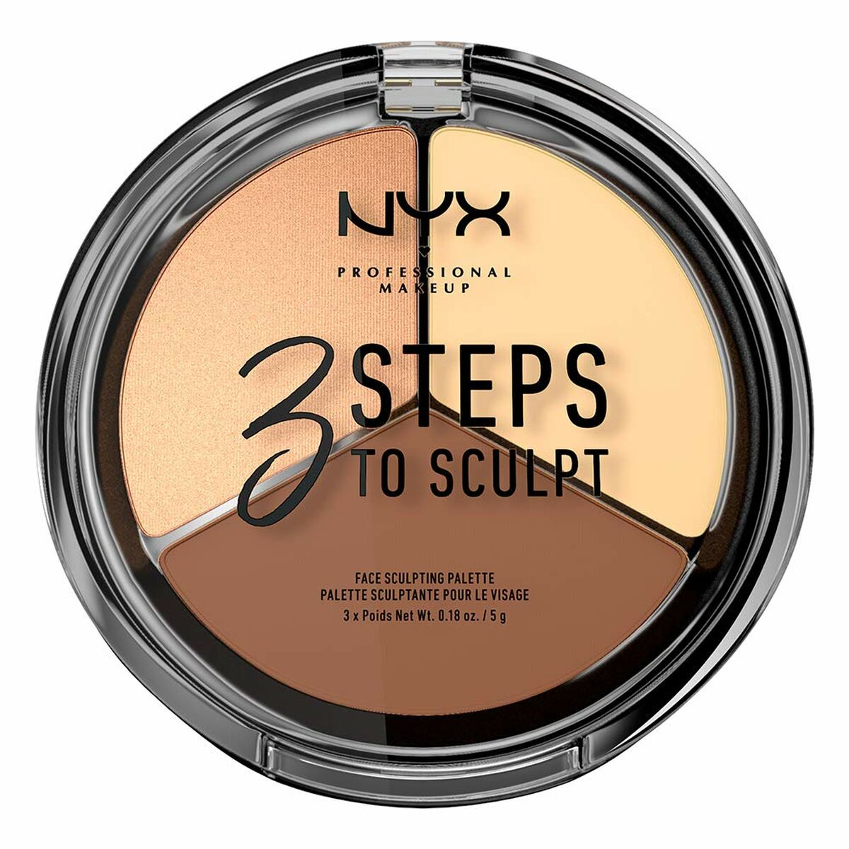 Diaytar Côte d'Ivoire Étui de Maquillage NYX 3 Steps to Sculpt Light (5 g) 