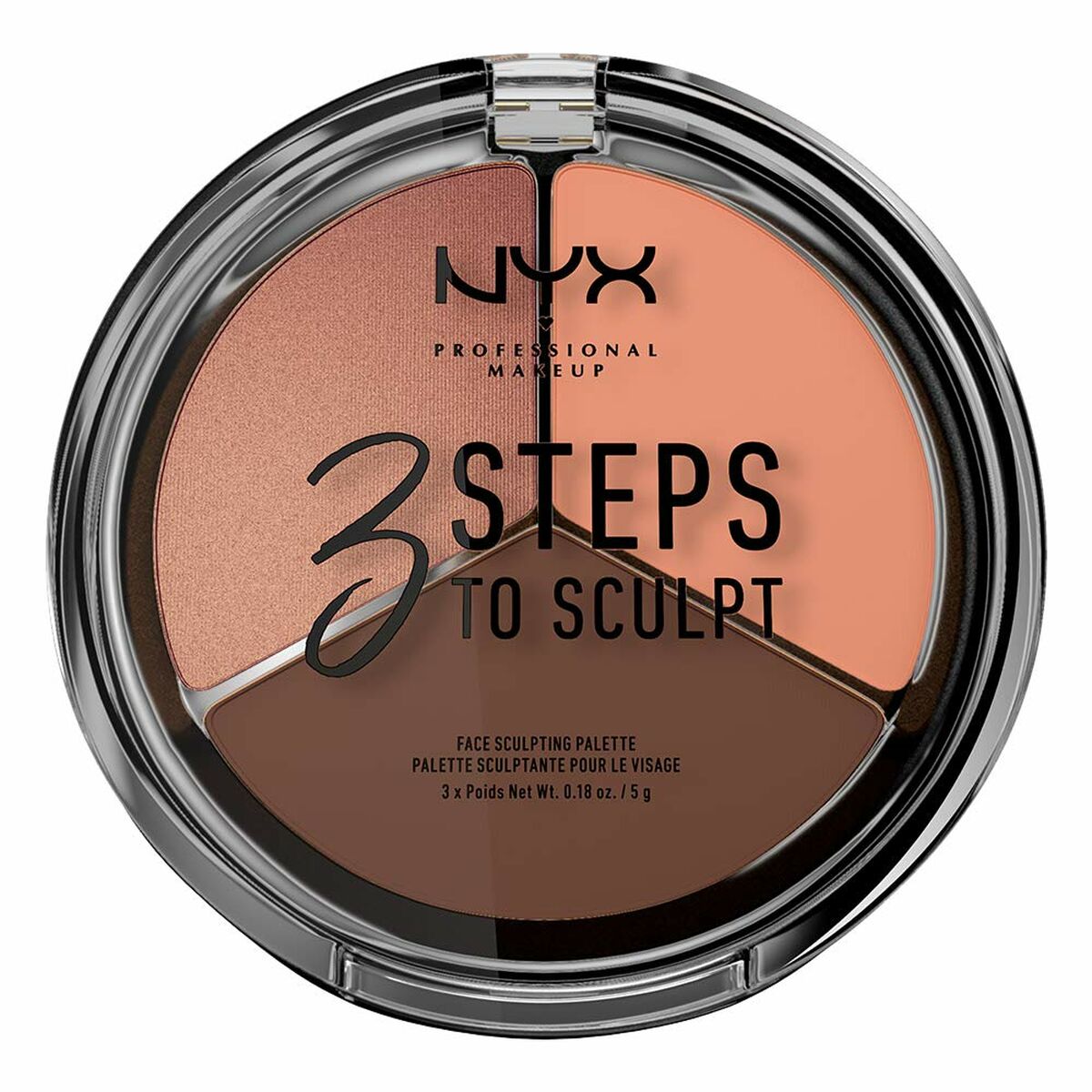 Diaytar Côte d'Ivoire Étui de Maquillage NYX 3 Steps to Sculpt Deep (5 g) 
