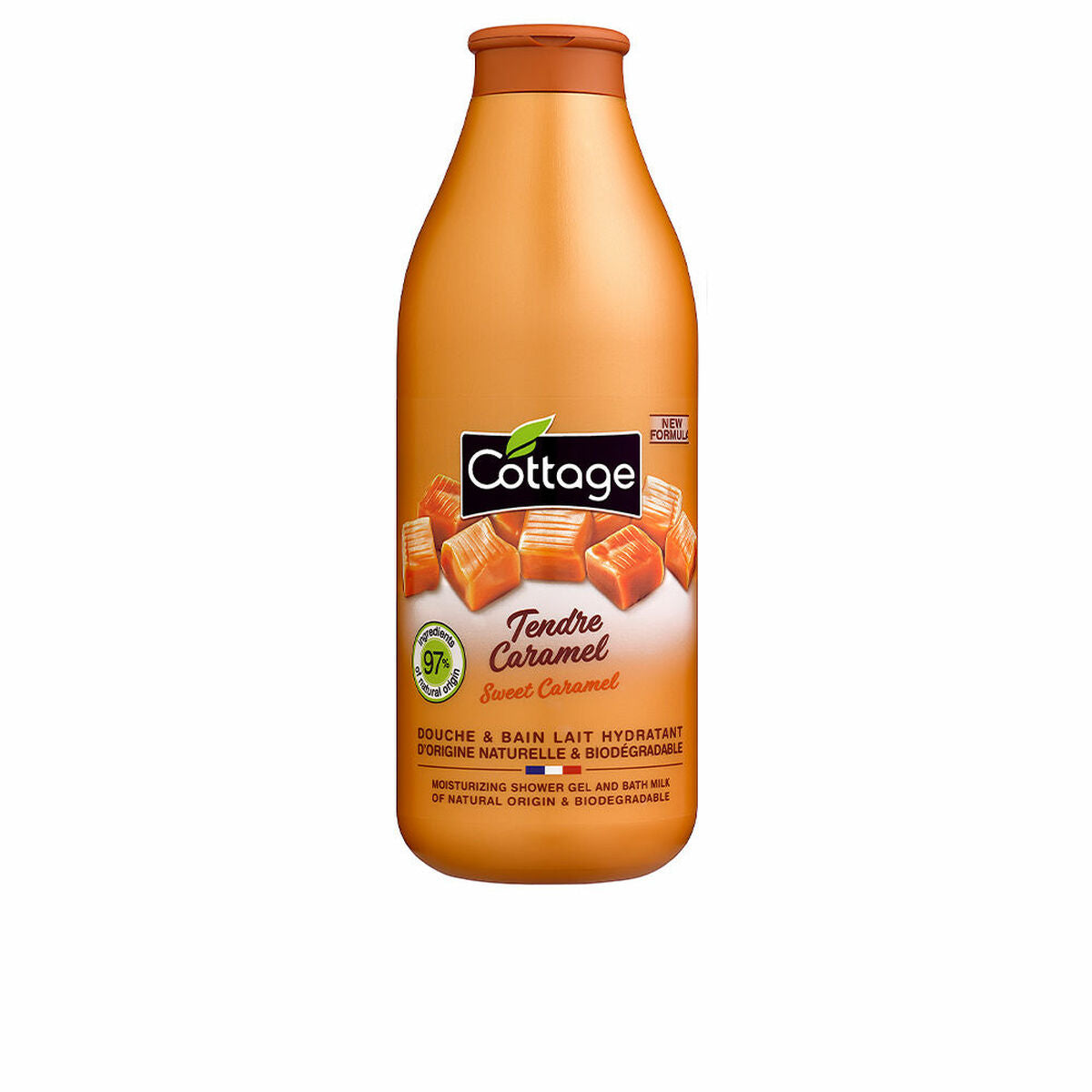 Diaytar Côte d'Ivoire Gel de douche Cottage Caramel Crémeuse (750 ml) 