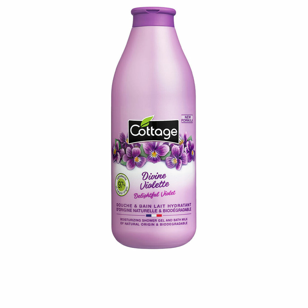 Diaytar Côte d'Ivoire Gel de douche Cottage Violet Crémeuse (750 ml) 