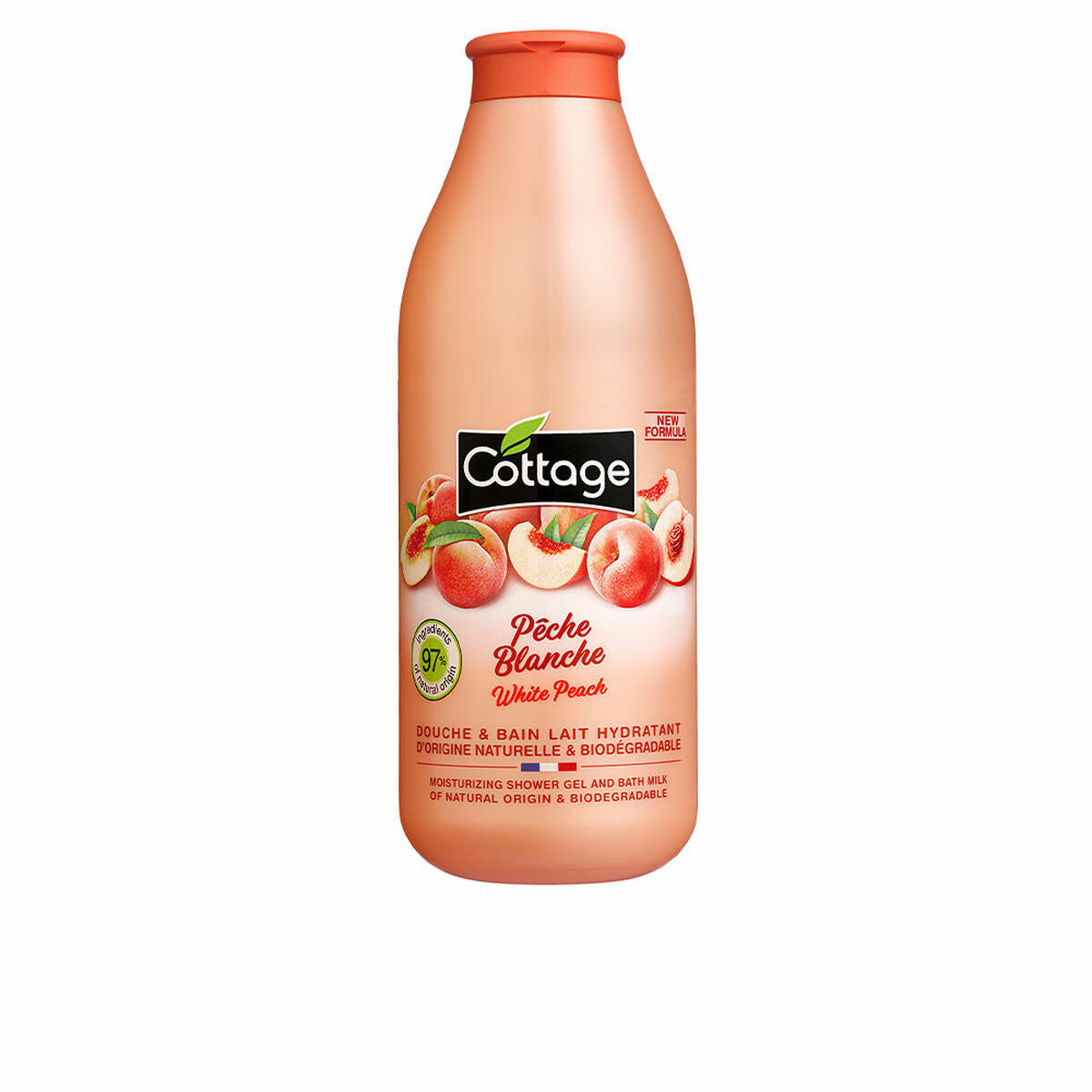 Diaytar Côte d'Ivoire Gel de douche Cottage Pêche Crémeuse (750 ml) 