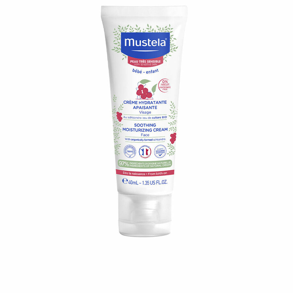 Diaytar Côte d'Ivoire Crème Hydratante pour le Visage pour Bébés Mustela (40 ml) 