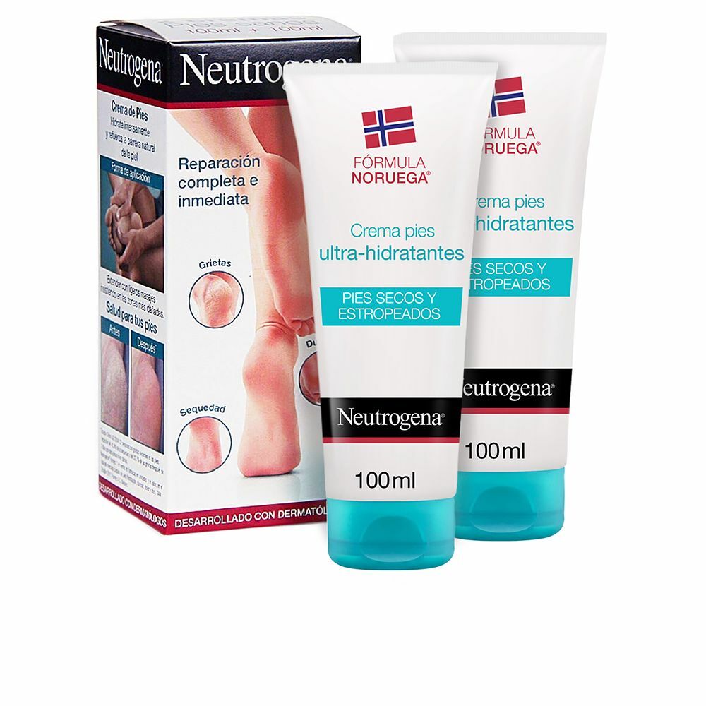 Diaytar Côte d'Ivoire Crème hydratante pour les pieds Neutrogena Peau sèche (2 x 100 ml) 