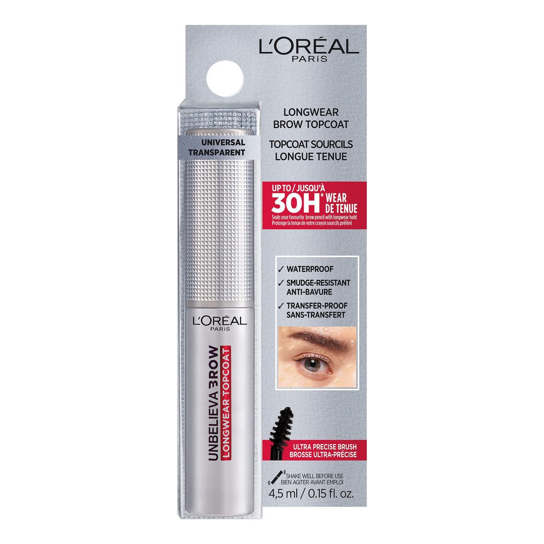 Diaytar Côte d'Ivoire Eyeliner de Sourcils Unbelievabrow L'Oréal Paris AA198600 Transparent 